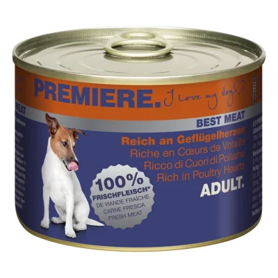 PREMIERE Best Meat Adult Cœur de volaille 24x185 g