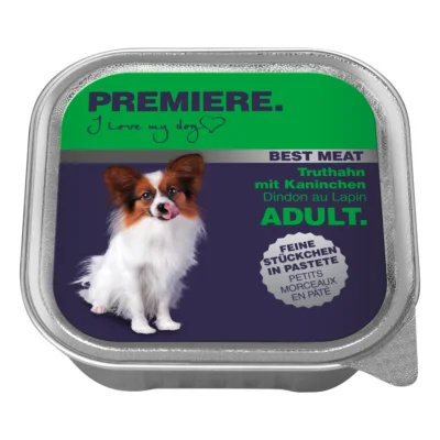 PREMIERE Best Meat Adult Dinde et lapin 16x100 g