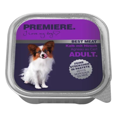 PREMIERE Best Meat Adult Veau au cerf 32x100 g