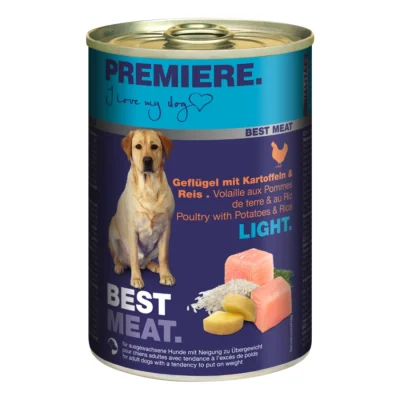 PREMIERE Best Meat Light Volaille & riz 24x400 g