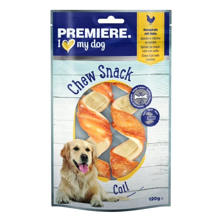 PREMIERE Chew It Spirale à mâcher au blanc de poulet 120 g