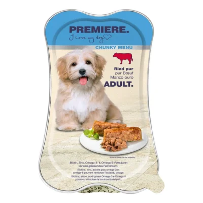 PREMIERE Chunky Menu Adult Pur bœuf 30x175 g