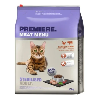 PREMIERE Croquettes chat adulte stérilisé 10 kg