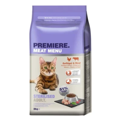 PREMIERE Croquettes chat adulte stérilisé 2 kg