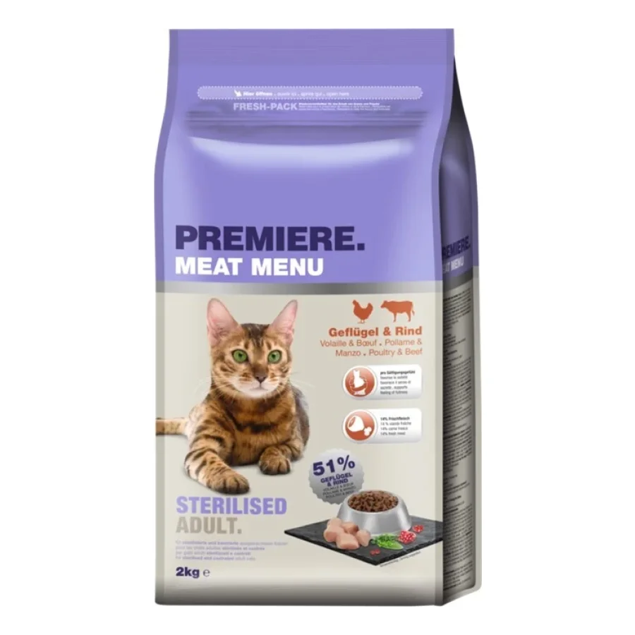 PREMIERE Croquettes chat adulte stérilisé 2 kg