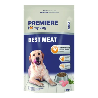 PREMIERE Croquettes Chien Best Meat Adulte Volaille 4 kg