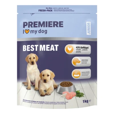PREMIERE Croquettes Chien Best Meat Junior Volaille 1 kg
