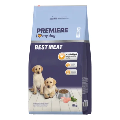 PREMIERE Croquettes Chien Best Meat Junior Volaille 12 kg