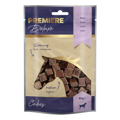 PREMIERE Deluxe Meat Cubes 80 g Cheval