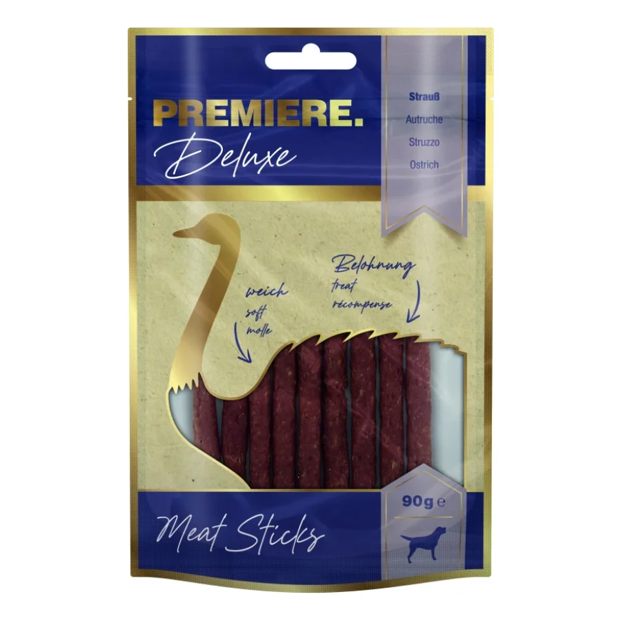 PREMIERE Deluxe Meat Sticks 90g Autruche