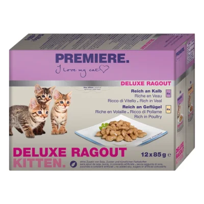 PREMIERE Deluxe Ragout Kitten Multipack 12 x 85 g
