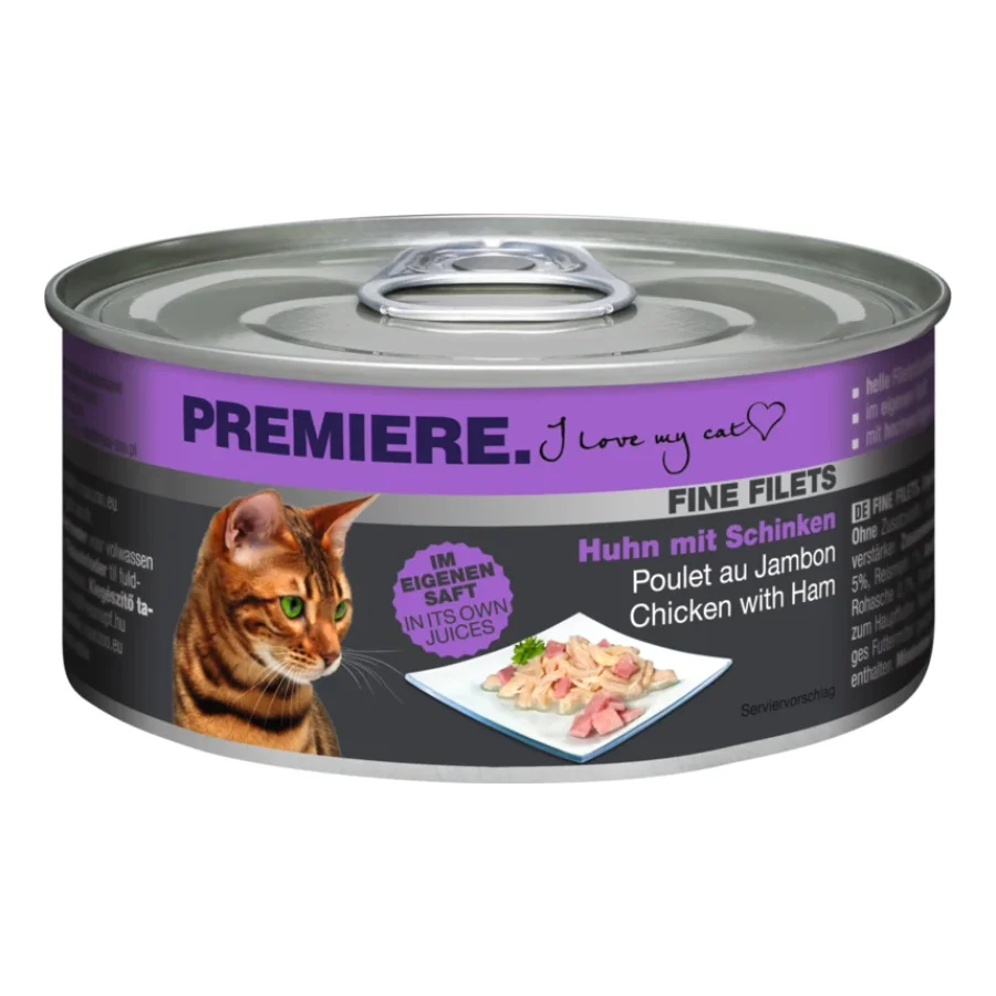 PREMIERE Fine Filets nature Poulet au jambon 48x80 g