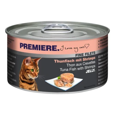 PREMIERE Fine Filets Thon aux crevettes 12x100 g