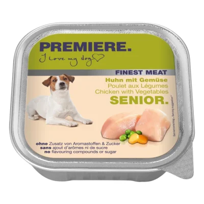 PREMIERE Finest Meat Senior Poulet et légumes 40x150 g