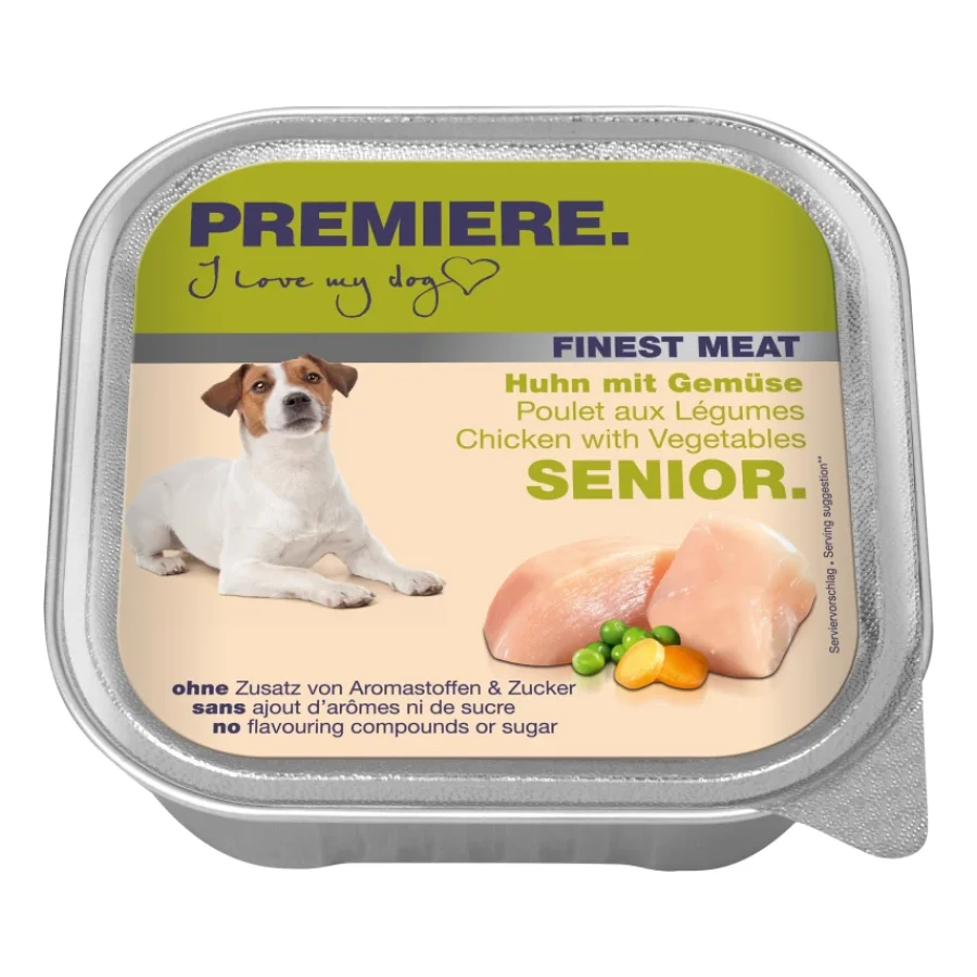 PREMIERE Finest Meat Senior Poulet et légumes 40x150 g