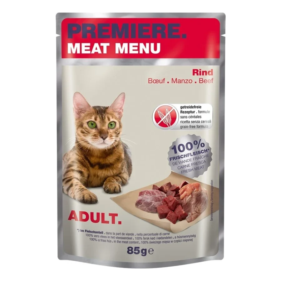 PREMIERE Meat Menu Adult Bœuf 48x85 g