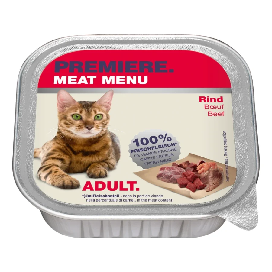 PREMIERE Meat Menu Adult Bœuf 64x100 g