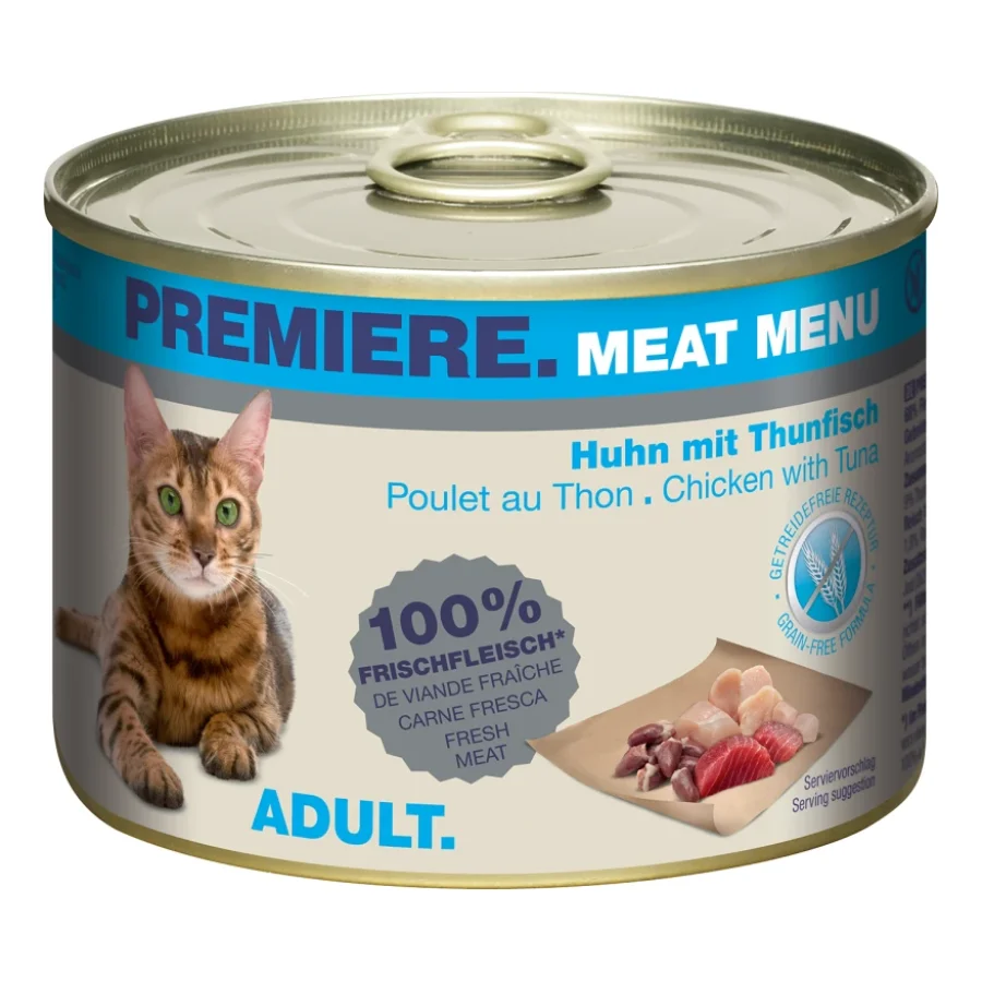 PREMIERE Meat Menu Adult Thon et poulet 6x200 g