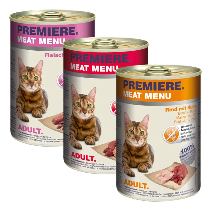 PREMIERE Meat Menu Adulte pack mix 6x400 g Pack mix 1