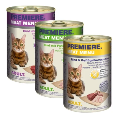 PREMIERE Meat Menu Adulte pack mix 6x400 g Pack mix 2