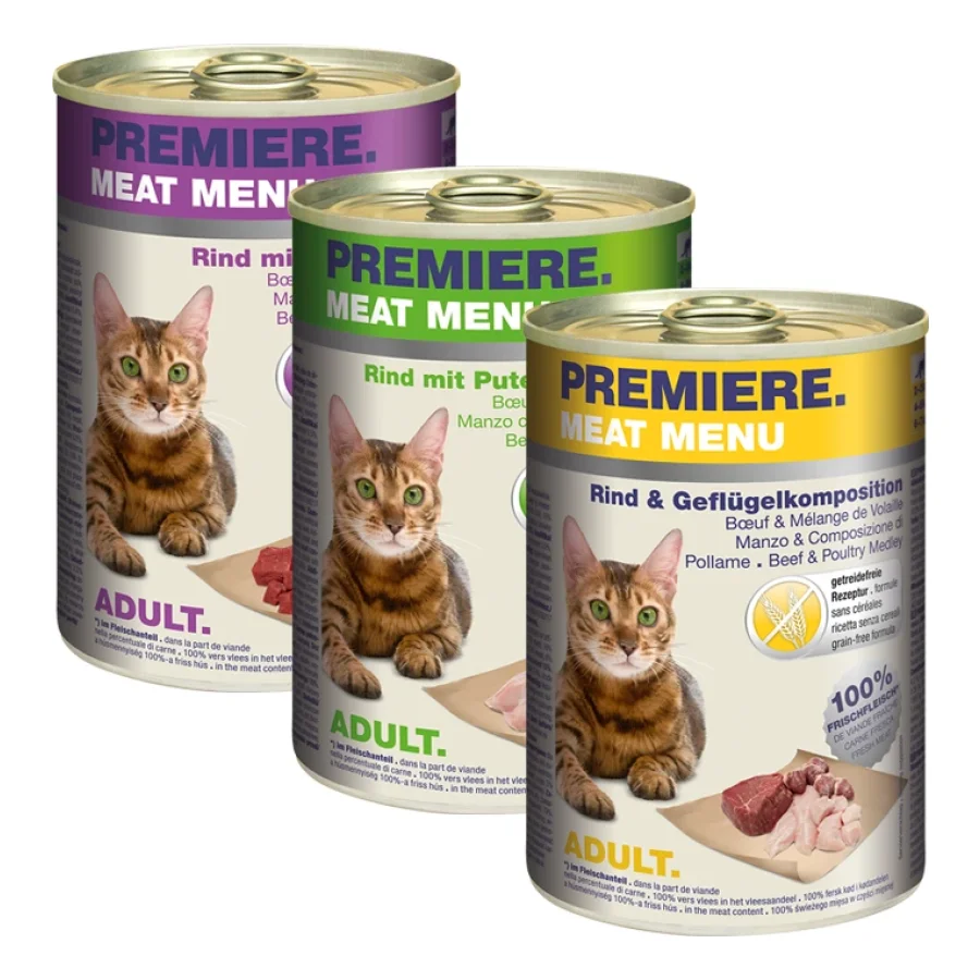 PREMIERE Meat Menu Adulte pack mix 6x400 g Pack mix 2