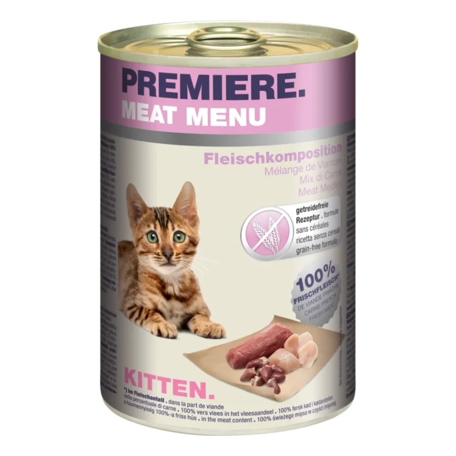 PREMIERE Meat Menu Kitten Mélange de viandes 6x400 g