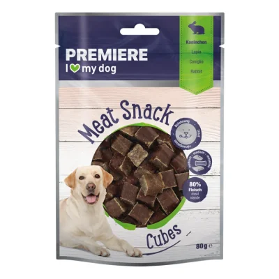 PREMIERE Meat Snack Cubes lapin 80 g
