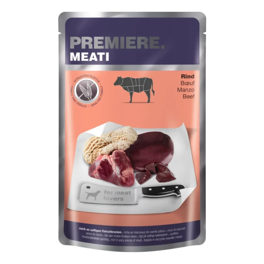PREMIERE Meati Pouch Adult Bœuf 5x500 g