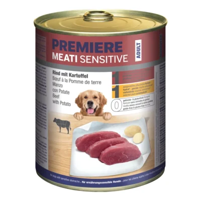 PREMIERE Meati Sensitive Bœuf & Pomme de terre 12x800 g