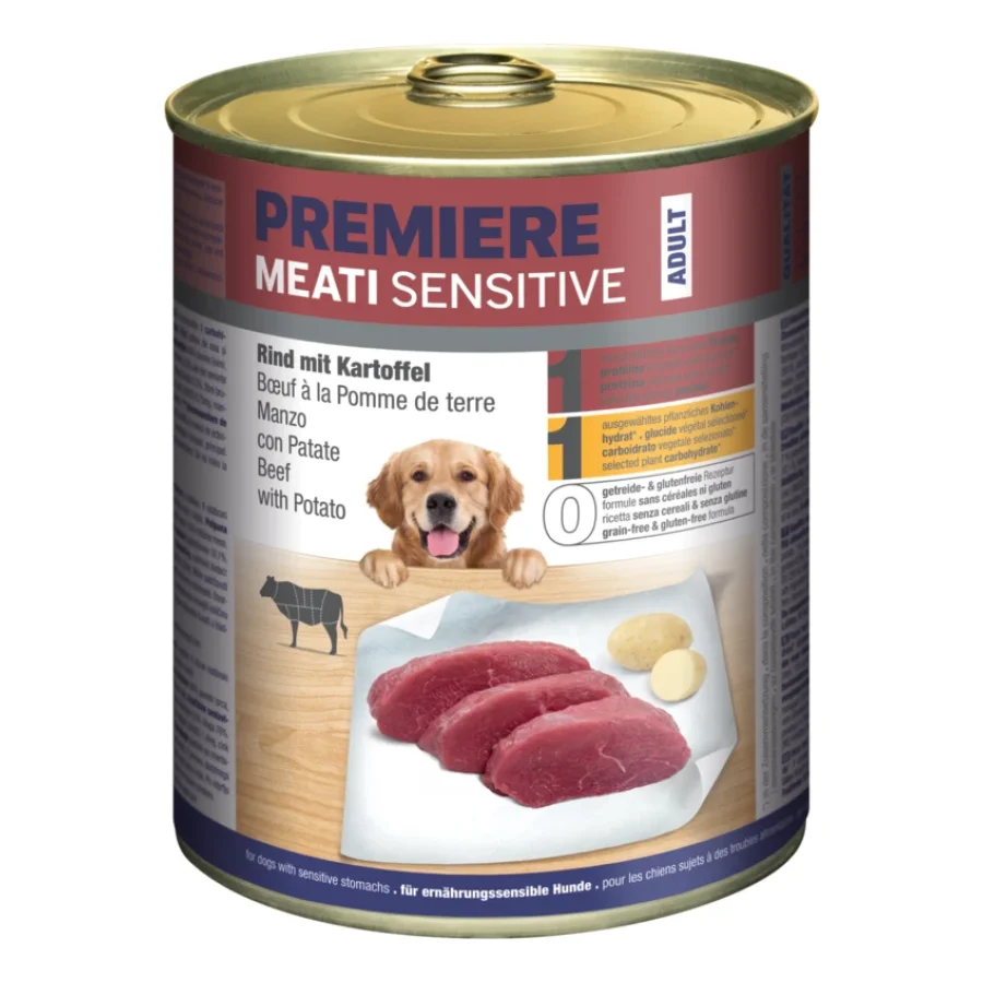 PREMIERE Meati Sensitive Bœuf & Pomme de terre 24x800 g