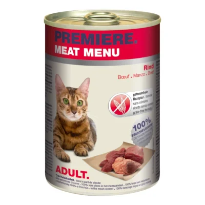 PREMIERE Menu Viande Adulte Bœuf 6x400 g