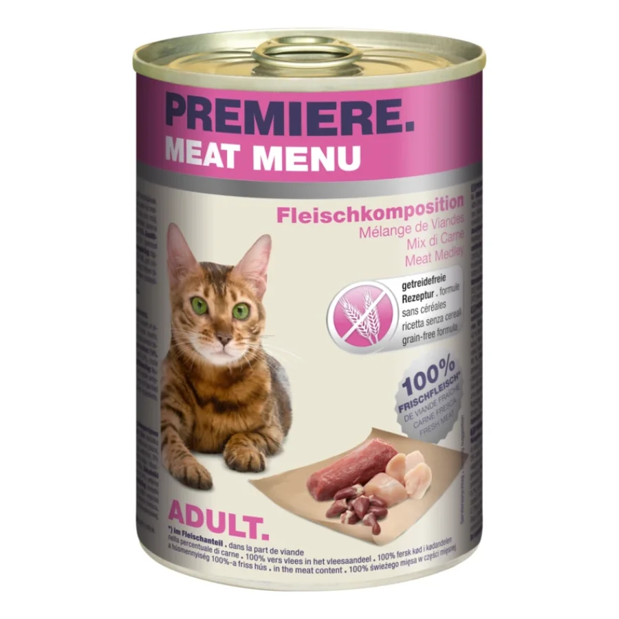 PREMIERE Menu Viande Adulte Mélange de viandes 12x400 g