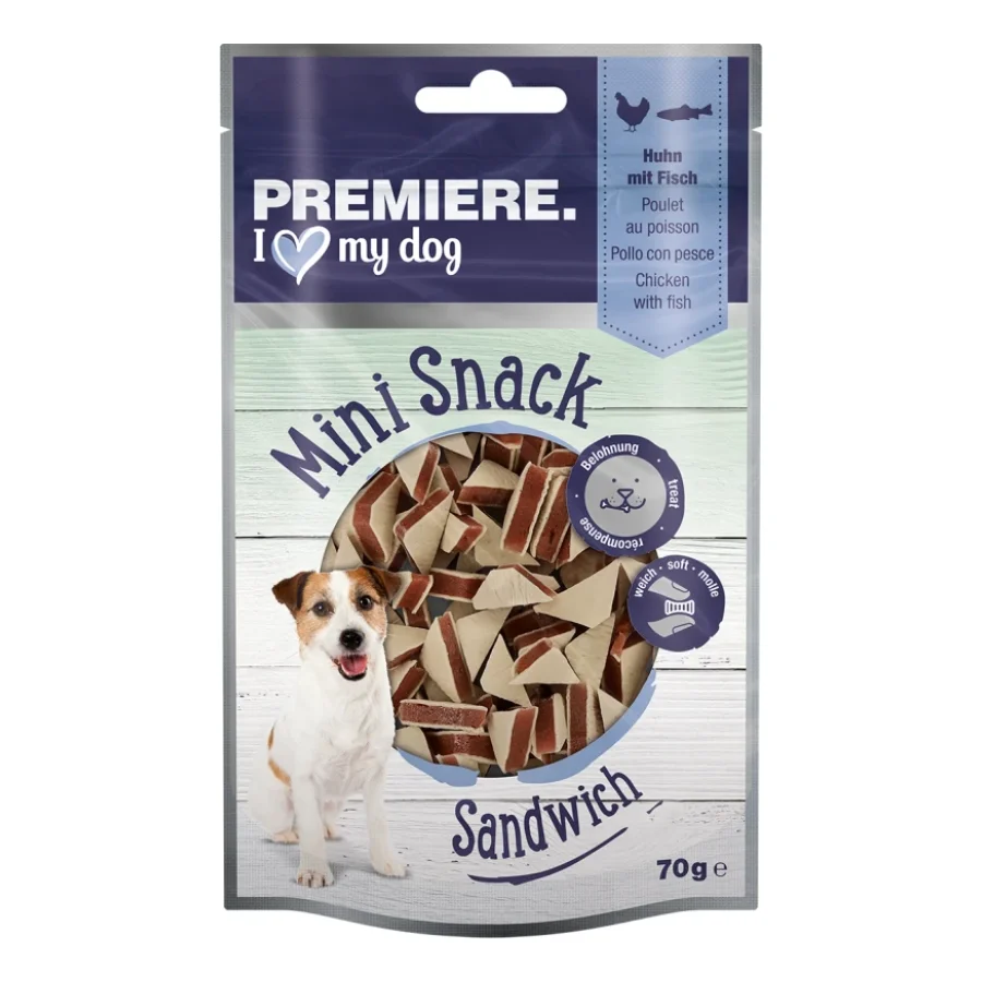 PREMIERE Mini Sandwich poulet et poisson 5x70 g
