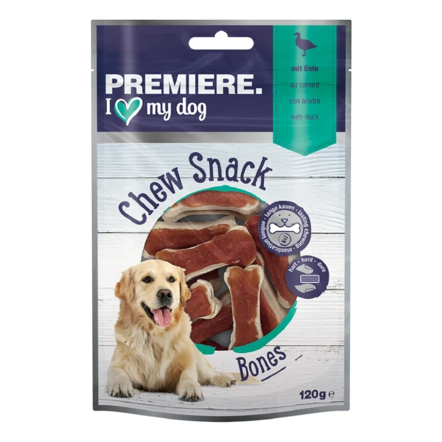 PREMIERE Os à mâcher au canard 12 pcs, 120 g