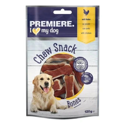 PREMIERE Os à mâcher au poulet 12 pcs, 120 g