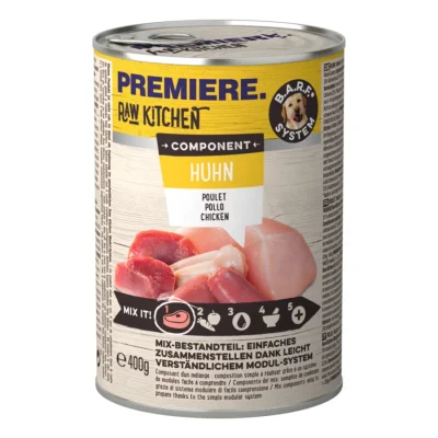 PREMIERE PAW KITCHEN Nourriture humide Chien Adulte Composant Volaille 12x400 g