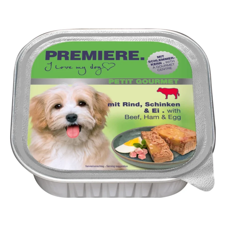 PREMIERE Petit Gourmet Bœuf, jambon et œuf 22x150 g