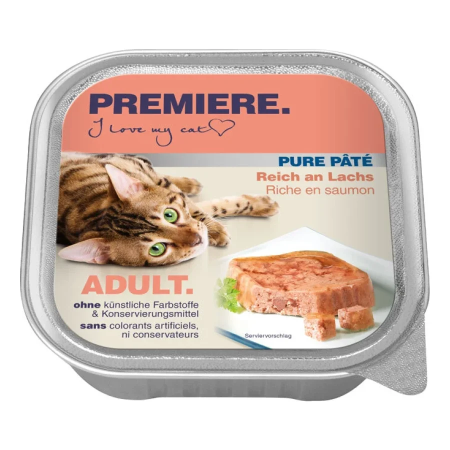 PREMIERE Pur Pâté Adult Saumon 32x100 g