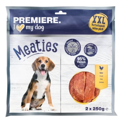 PREMIERE Pure Meaties poulet XXL kit promotionnel 2 x 250 g