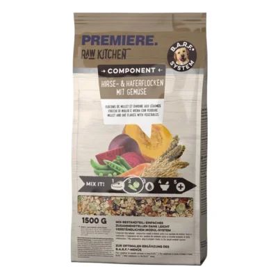 PREMIERE RAW KITCHEN Flocons de millet et d'avoine aux légumes 1,5 kg