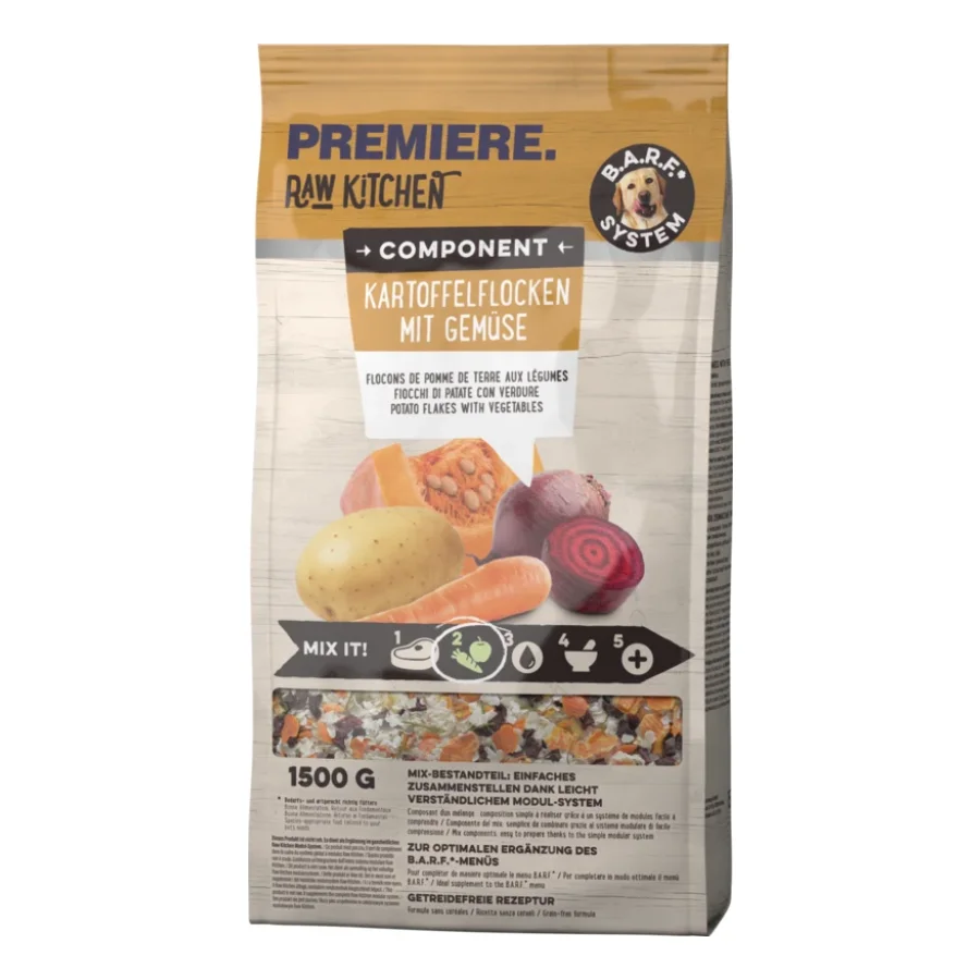 PREMIERE RAW KITCHEN Flocons de Pomme de terre aux légumes 1,5 kg