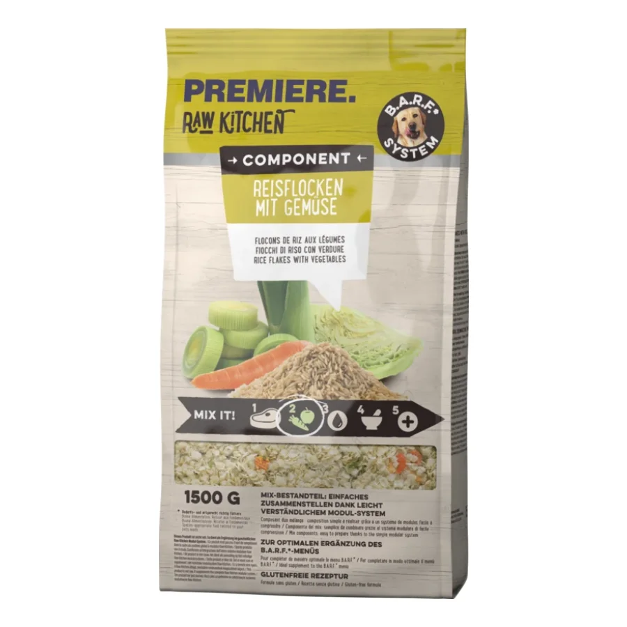 PREMIERE RAW KITCHEN Flocons de Riz aux Légumes 1,5 kg