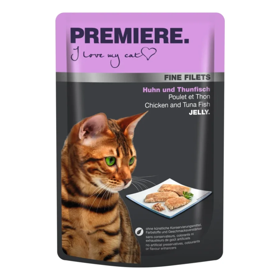 PREMIERE S Fine Filets Poulet et thon 24x100 g