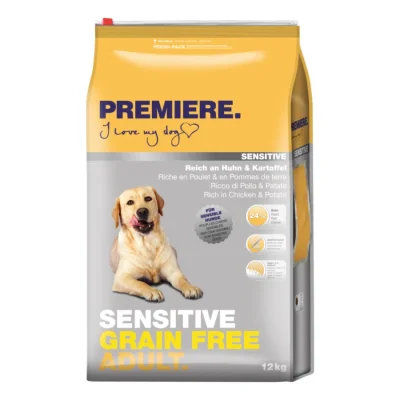 PREMIERE Sensitive Grain Free Adulte Poulet 12 kg