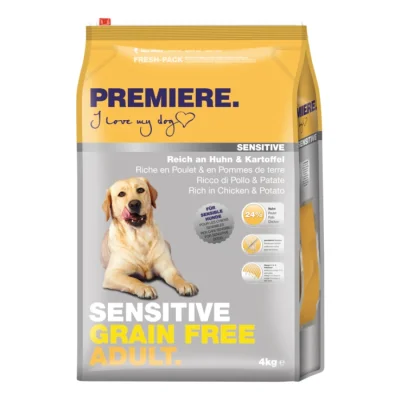 PREMIERE Sensitive Grain Free Adulte Poulet 4 kg