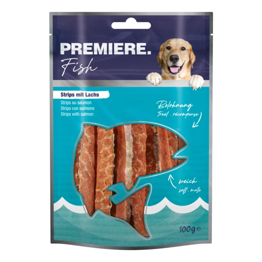 PREMIERE Snack it Strips au saumon 100 g