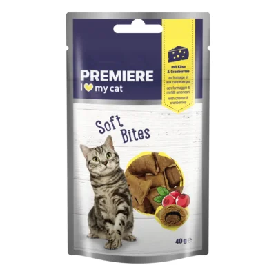 PREMIERE Soft Bites Fromage et cranberries 3x40 g
