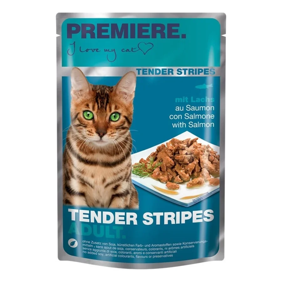 PREMIERE Tendres Strips Saumon 56x85 g