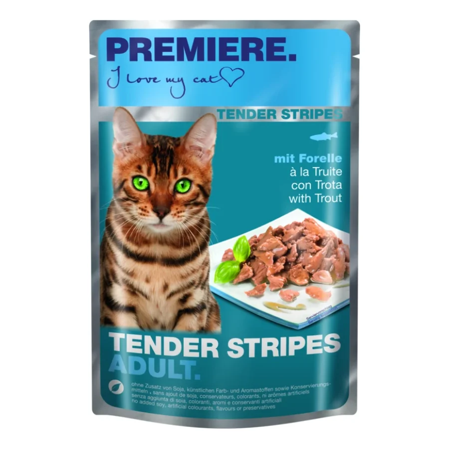 PREMIERE Tendres Strips Truite 56x85 g