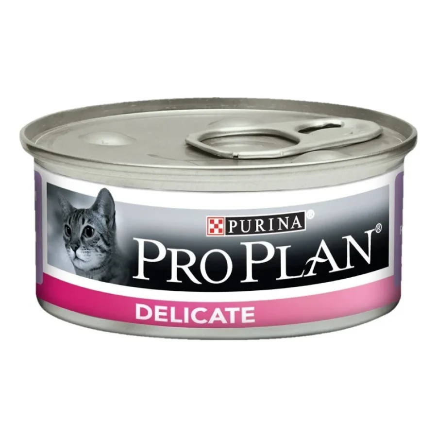 PRO PLAN Chat DELICATE - Mousse riche en Dinde - 24x85g